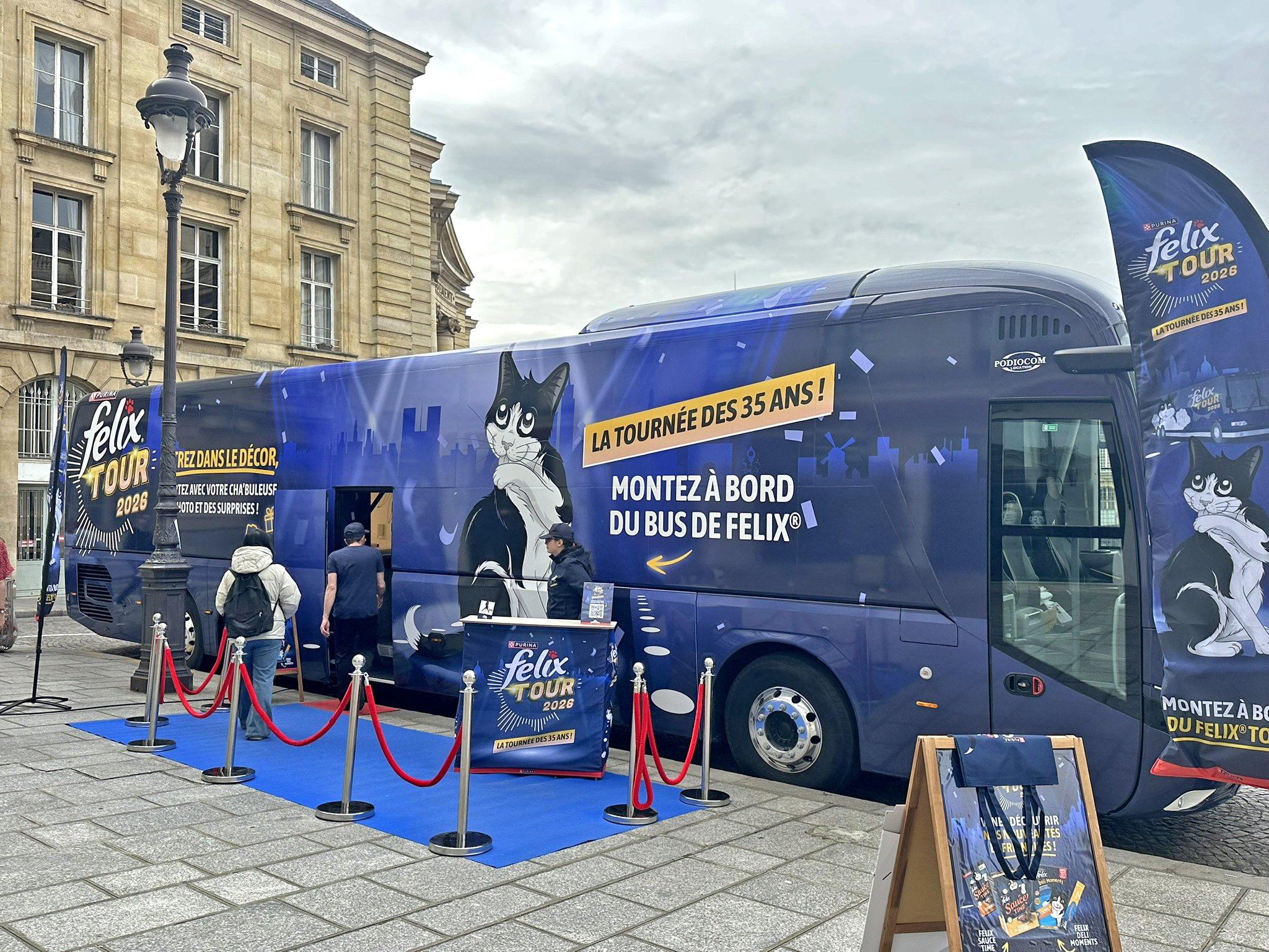 Bus Tournée FELIX 35 ans