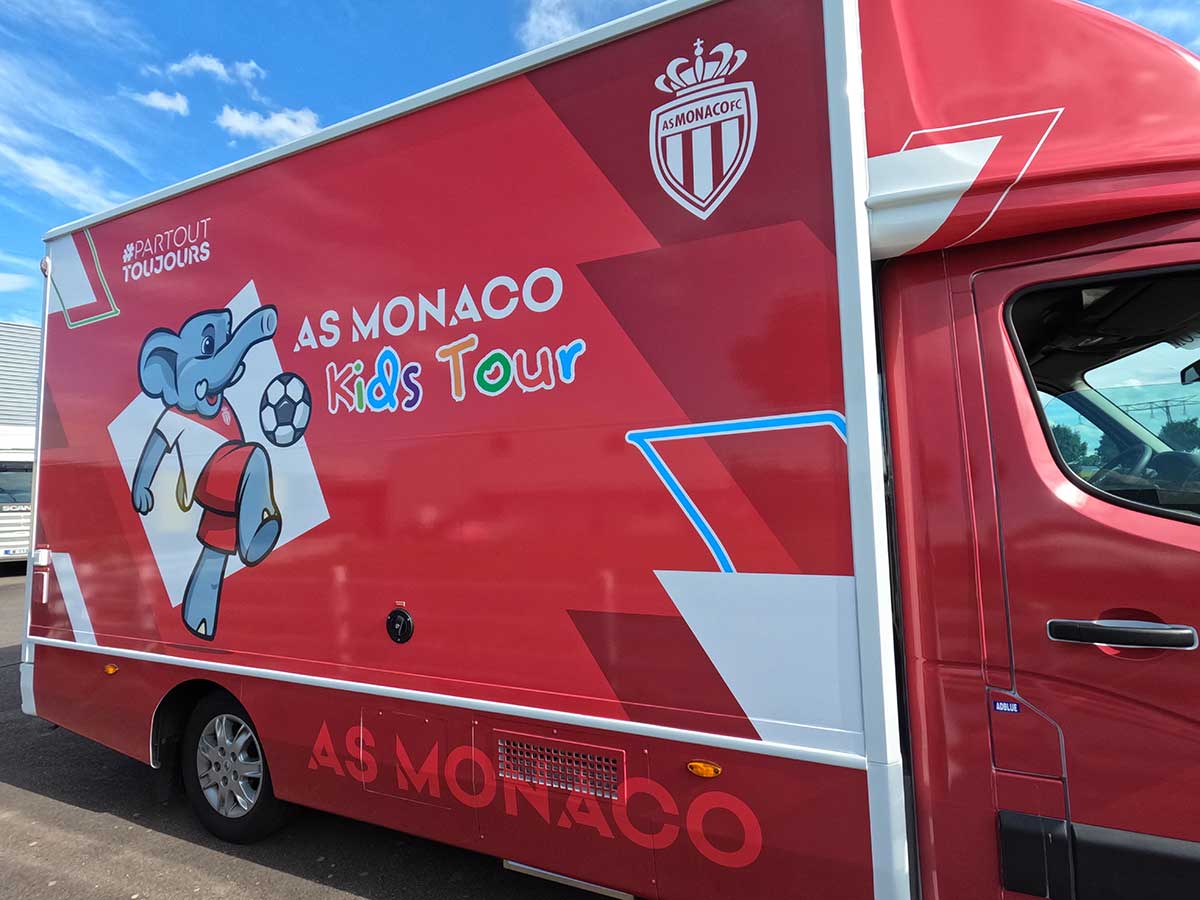 AS Monaco New Podium roadshow événementiel